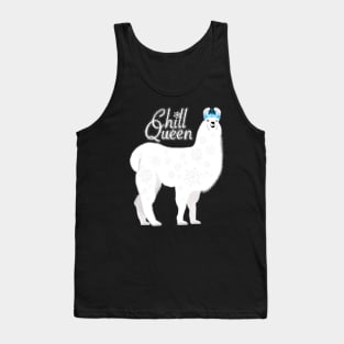 Chill queen llama Tank Top